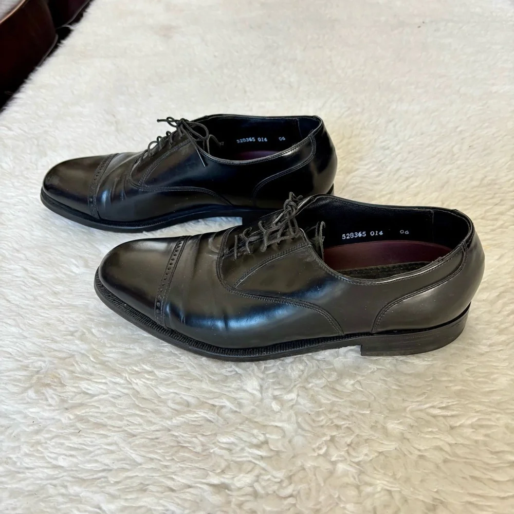 Florsheim Black Leather Oxford Men’s Shoes size 8 D